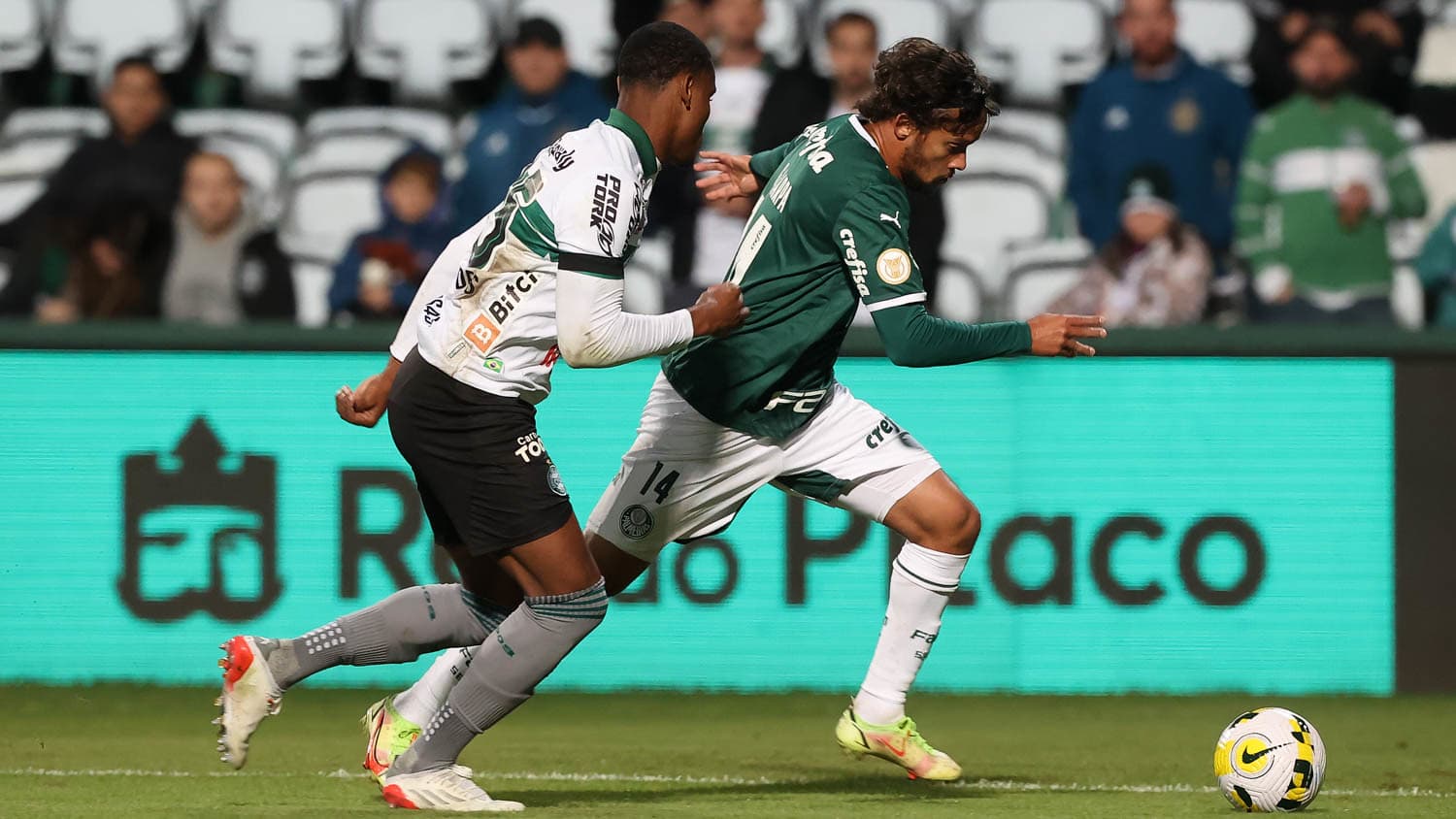 Verdão venceu o rival por 2 a 0 no primeiro turno -