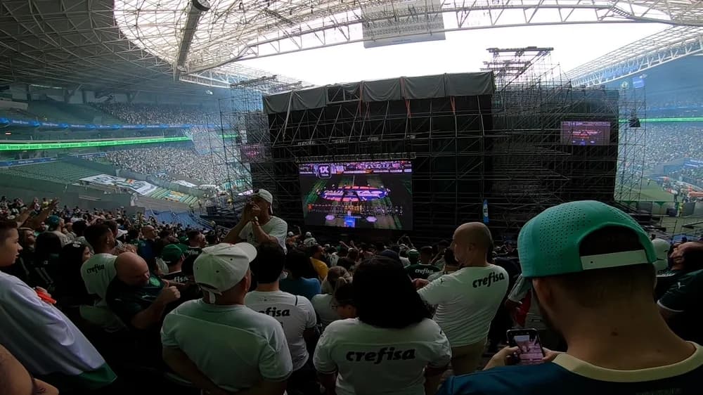 Palmeiras vai colocar telões contra Fortaleza -
