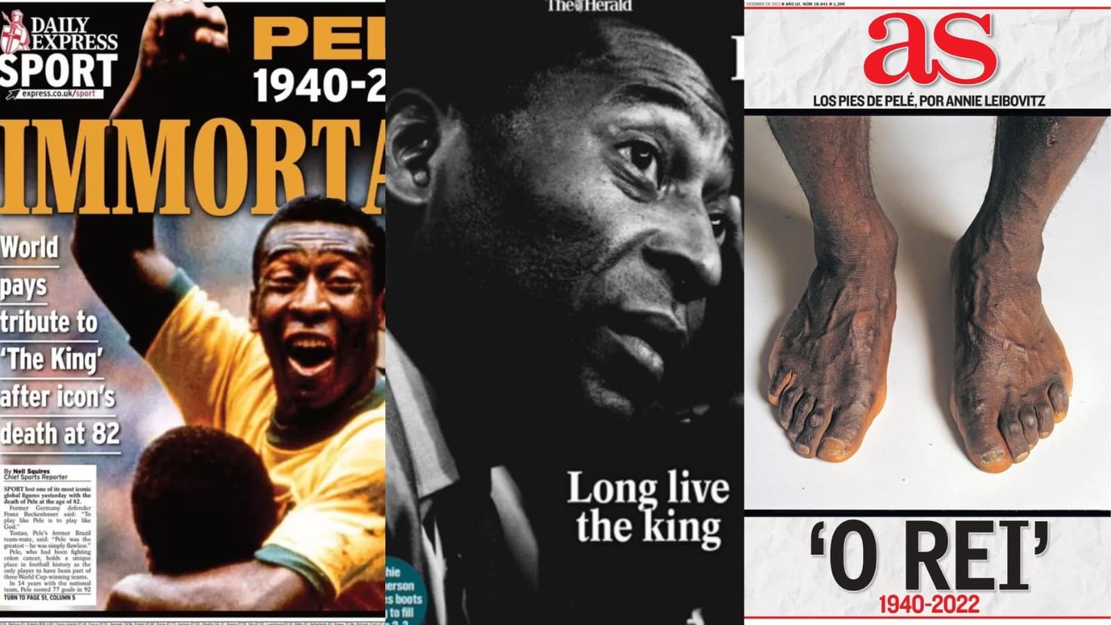 O mundo chorou a morte de Pelé; veja capas de jornais -