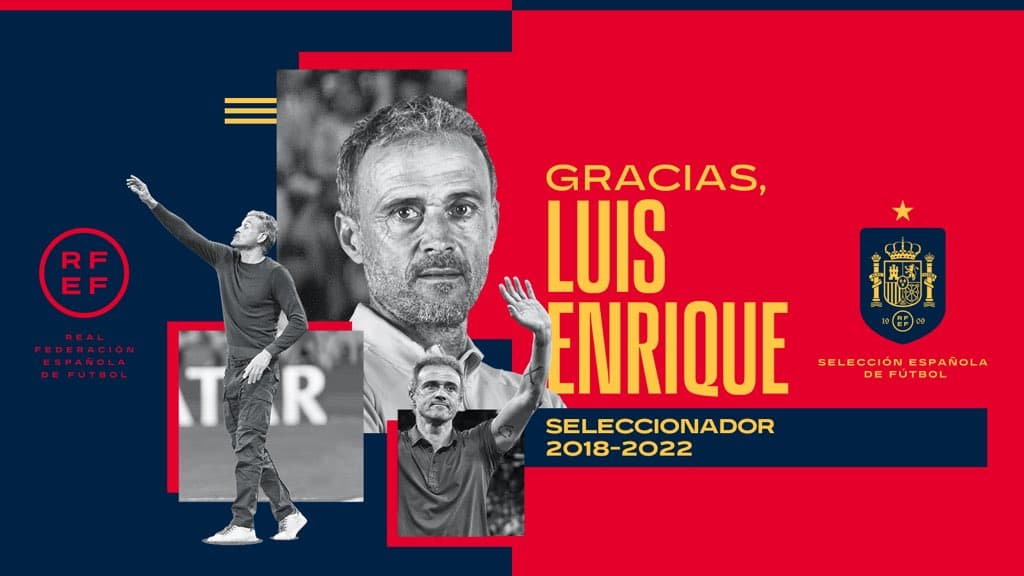 Seleção espanhola anunciou a demissão de Luis Enrique -
