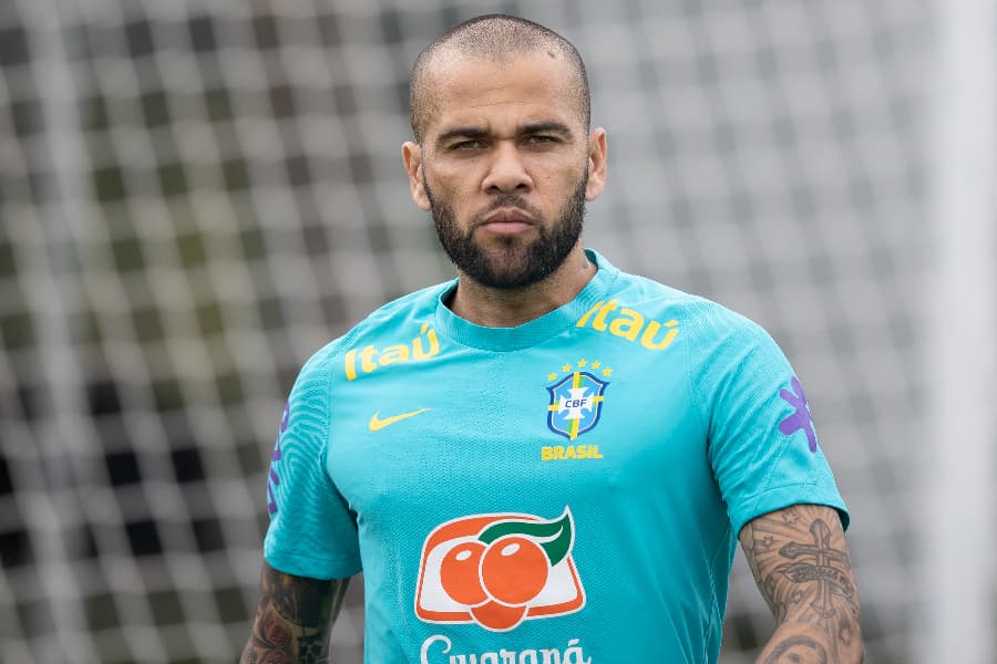 Daniel Alves está preso em Barcelona desde o dia 21 de janeiro -