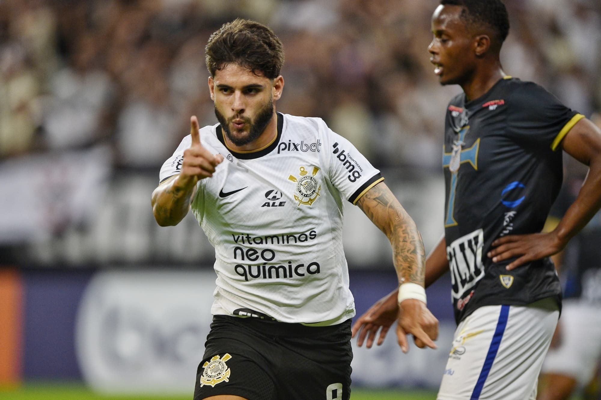 Yuri Alberto abriu o placar diante do Água Santa