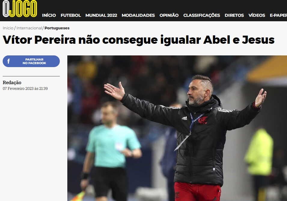 Flamengo foi eliminado e repercutiu mundialmente -