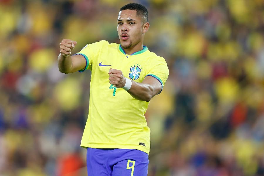 Vitor Roque é o artilheiro da competição, com cinco gols marcados -