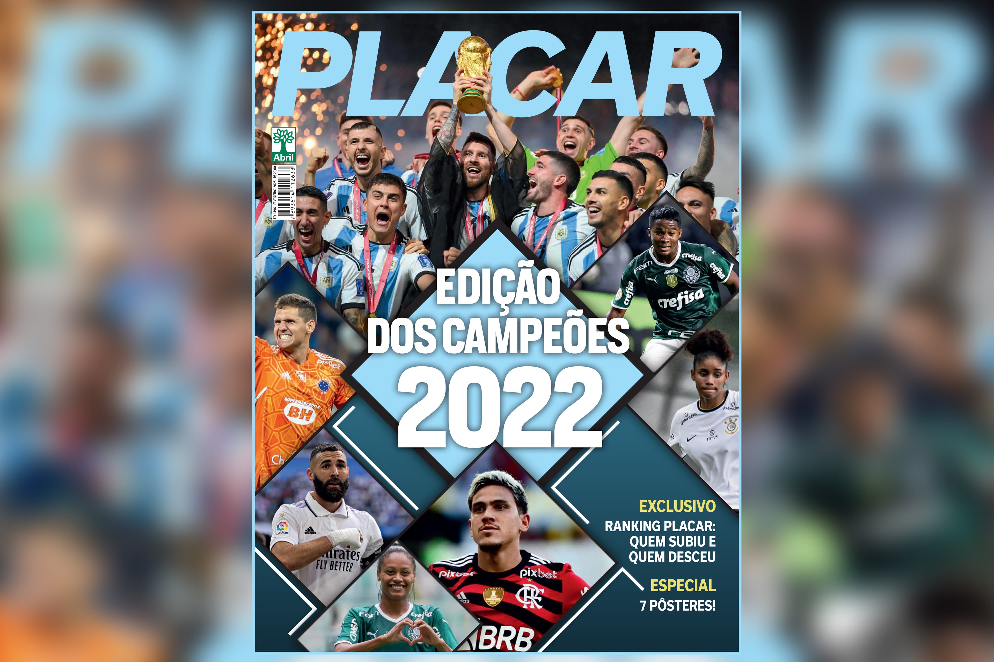 Capa da Revista Placar de Fevereiro -