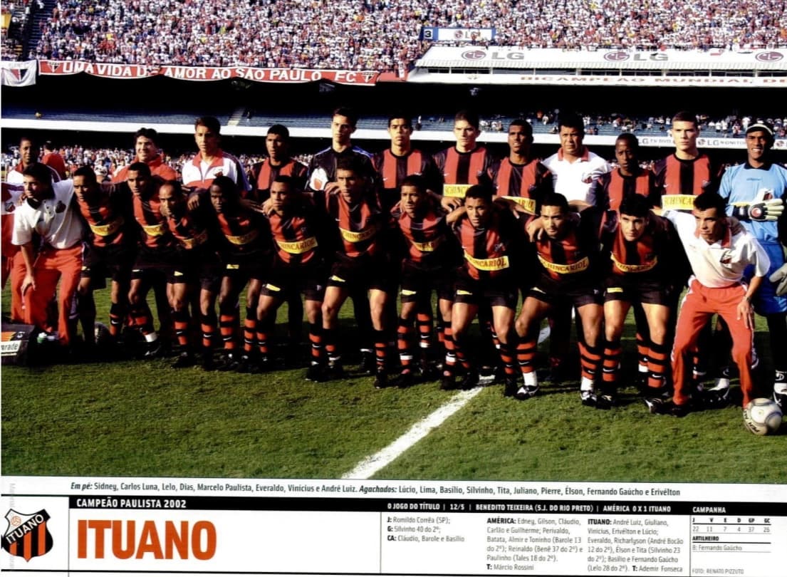 Ituano foi campeão paulista de 2002 -