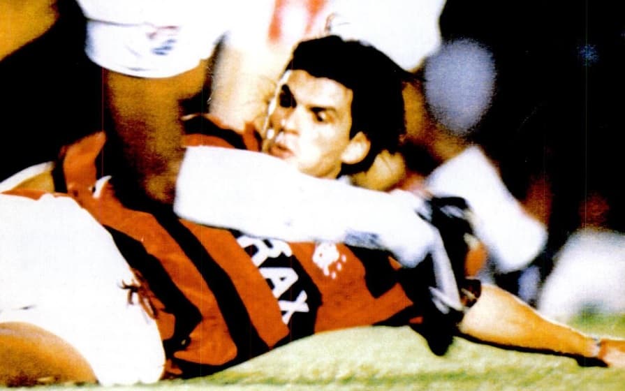 Mancuso, do Flamengo, o mais violento de 1996