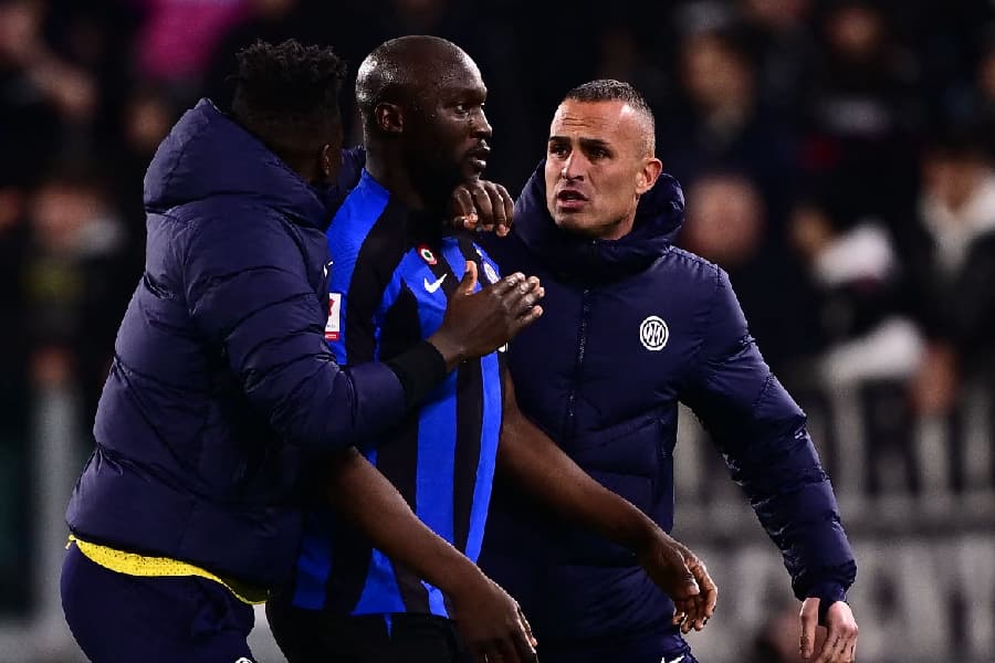 Romelu Lukaku foi expulso após comemorar gol diante da Juventus