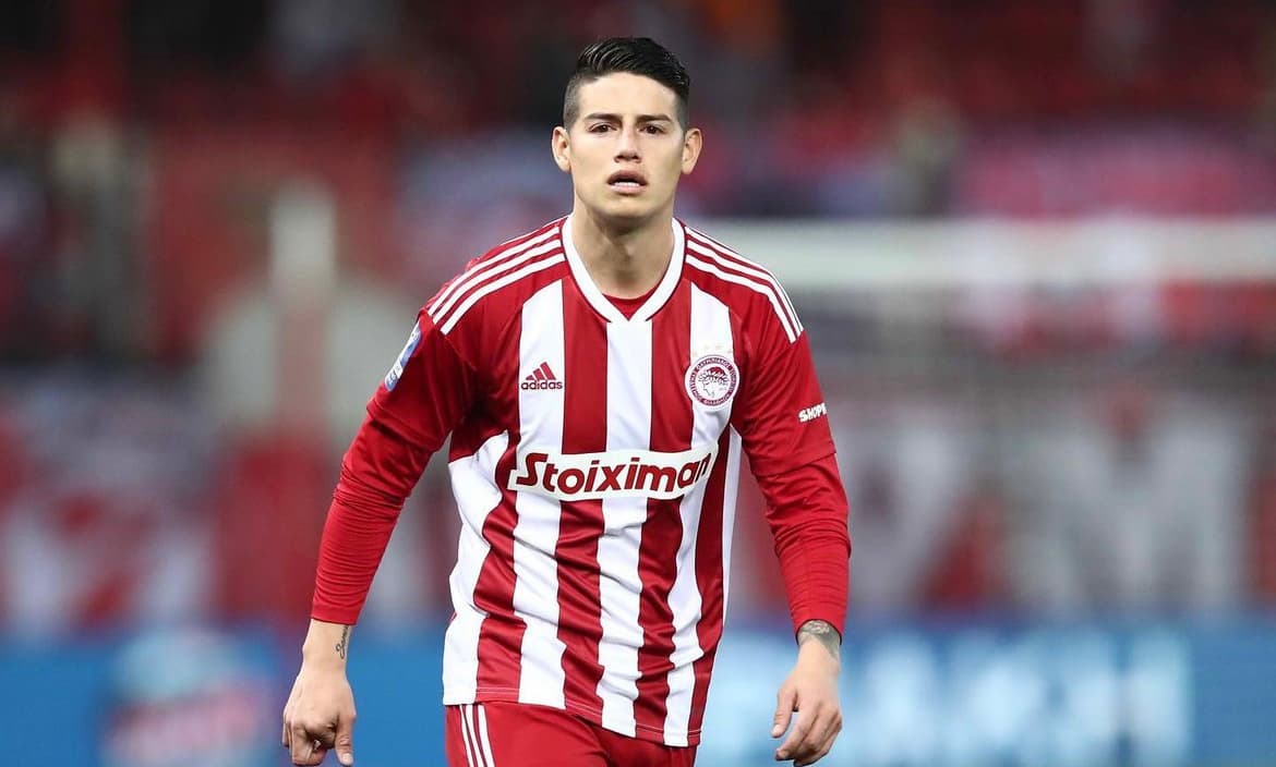 James Rodríguez rescindiu com equipe grega