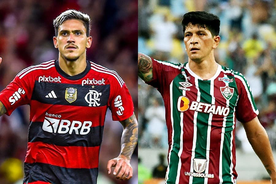 Pedro, do Fla, e Cano, do Flu, disputam gol a gol pela artilharia nacional
