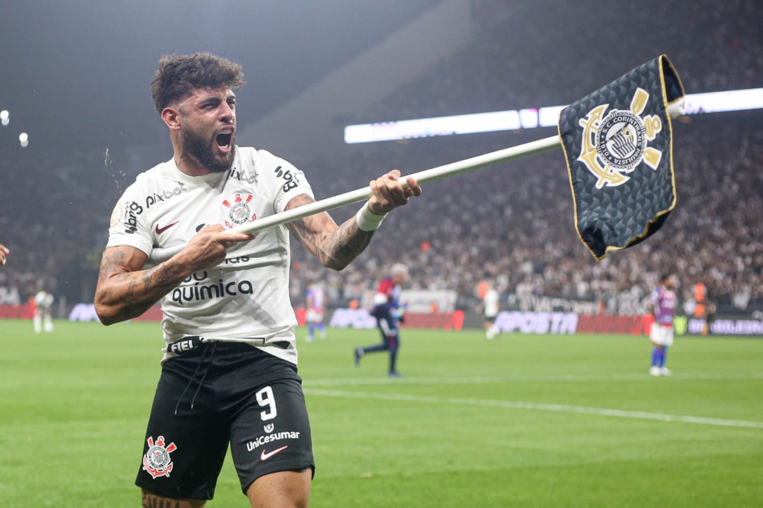 Yuri Alberto acabou com jejum e empatou para o Timão -