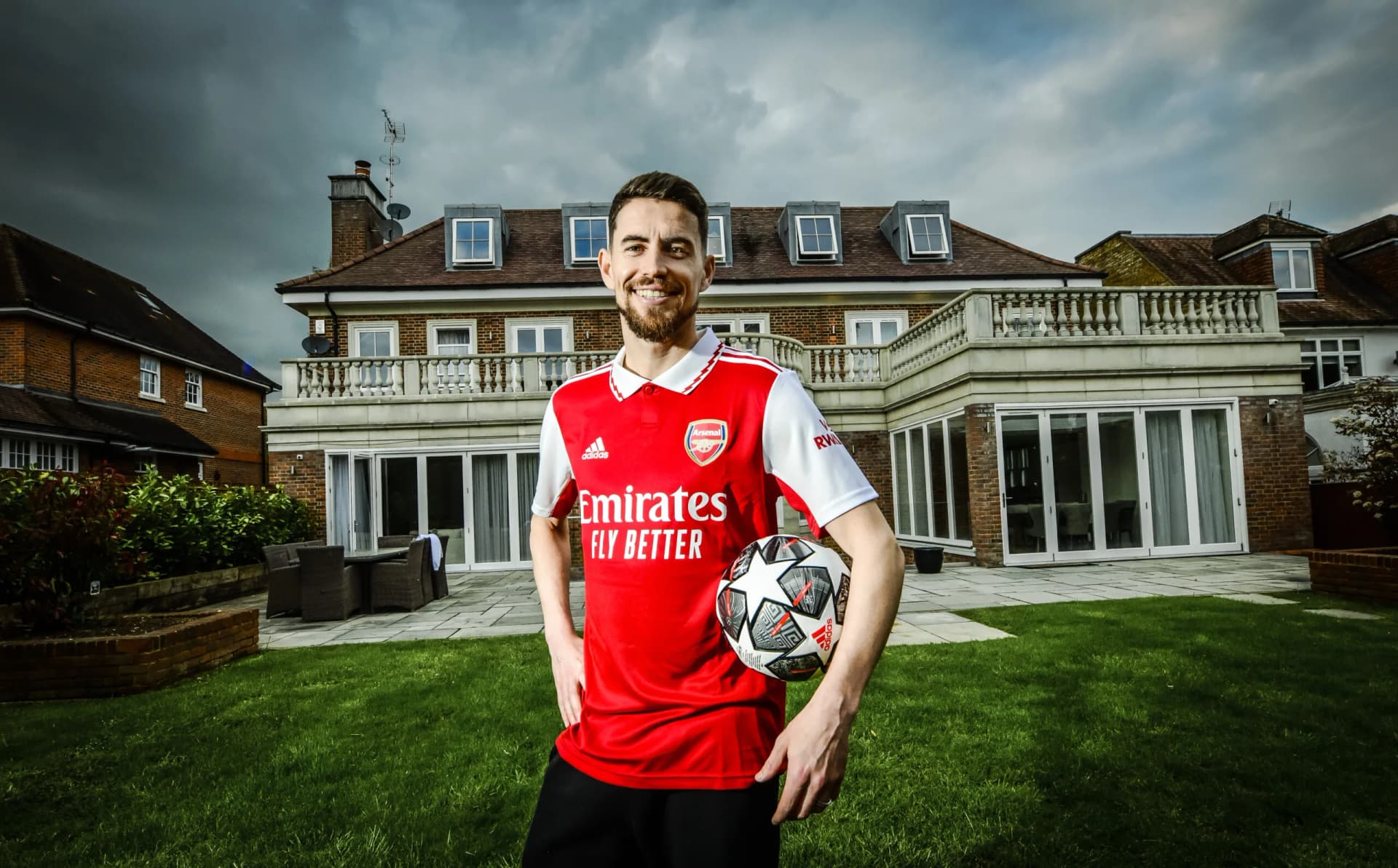 Jorginho em sua casa, em Londres: novo desafio na Premier