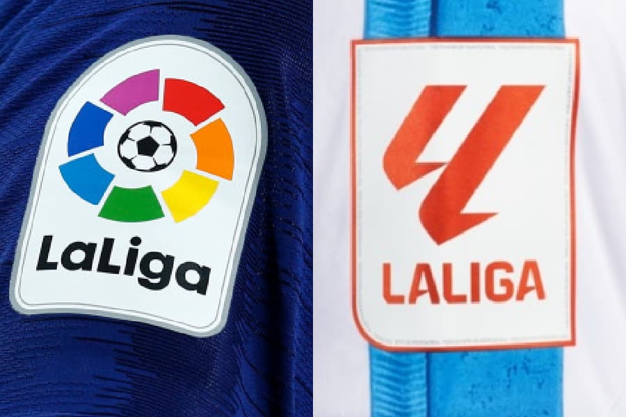 O velho e o novo patch de La Liga