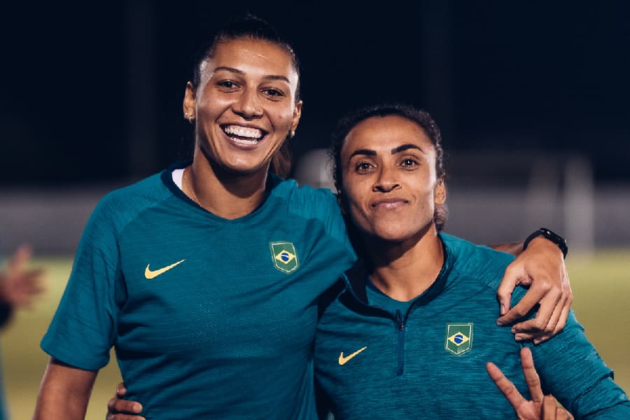 Bia Zaneratto e Marta - Sam Robles/CBF