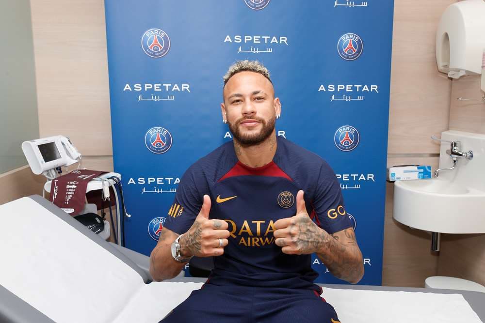 Neymar pode ser desfalque na pré-temporada – PSG/Divulgação