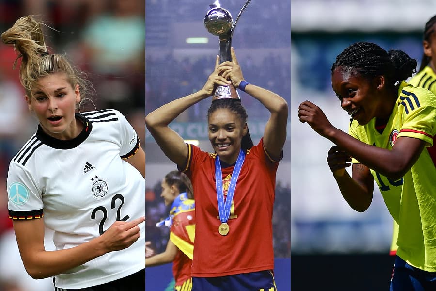 Jule Brand, Salma Paralluelo e Linda Caicedo