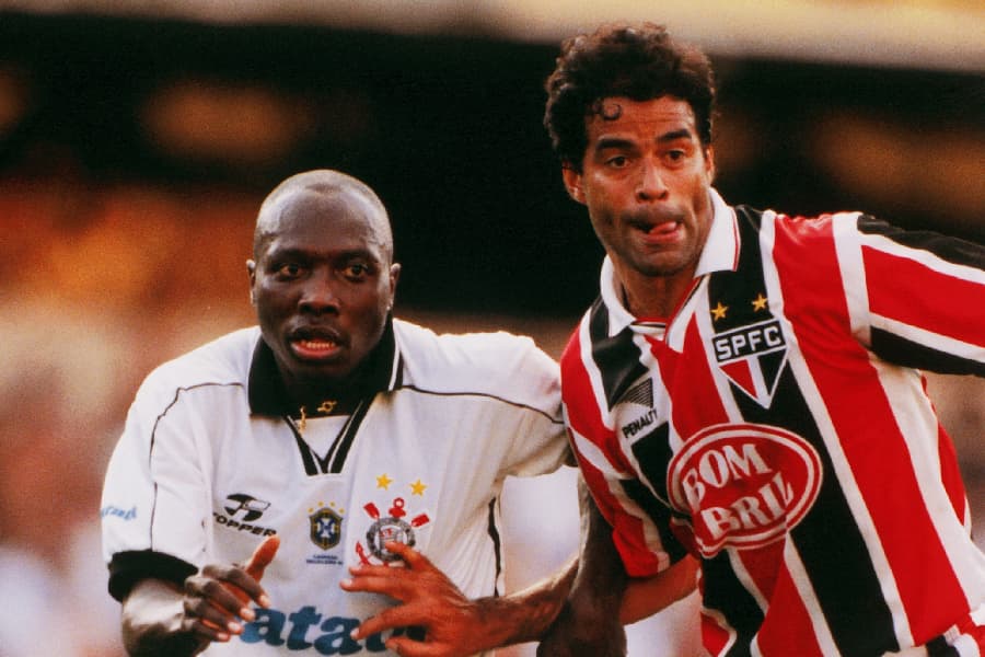 Rincón e Raí no Brasileirão de 1999 - PLACAR