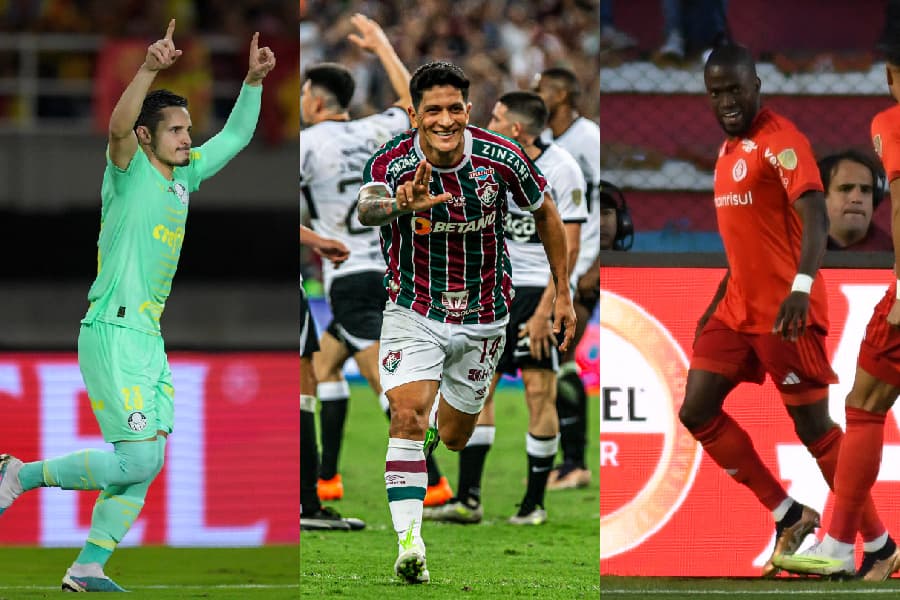 Palmeiras de Veiga, Flu de Cano ou Inter de Valencia: quem ficará com a taça? - Foto: EFE e Divulgação