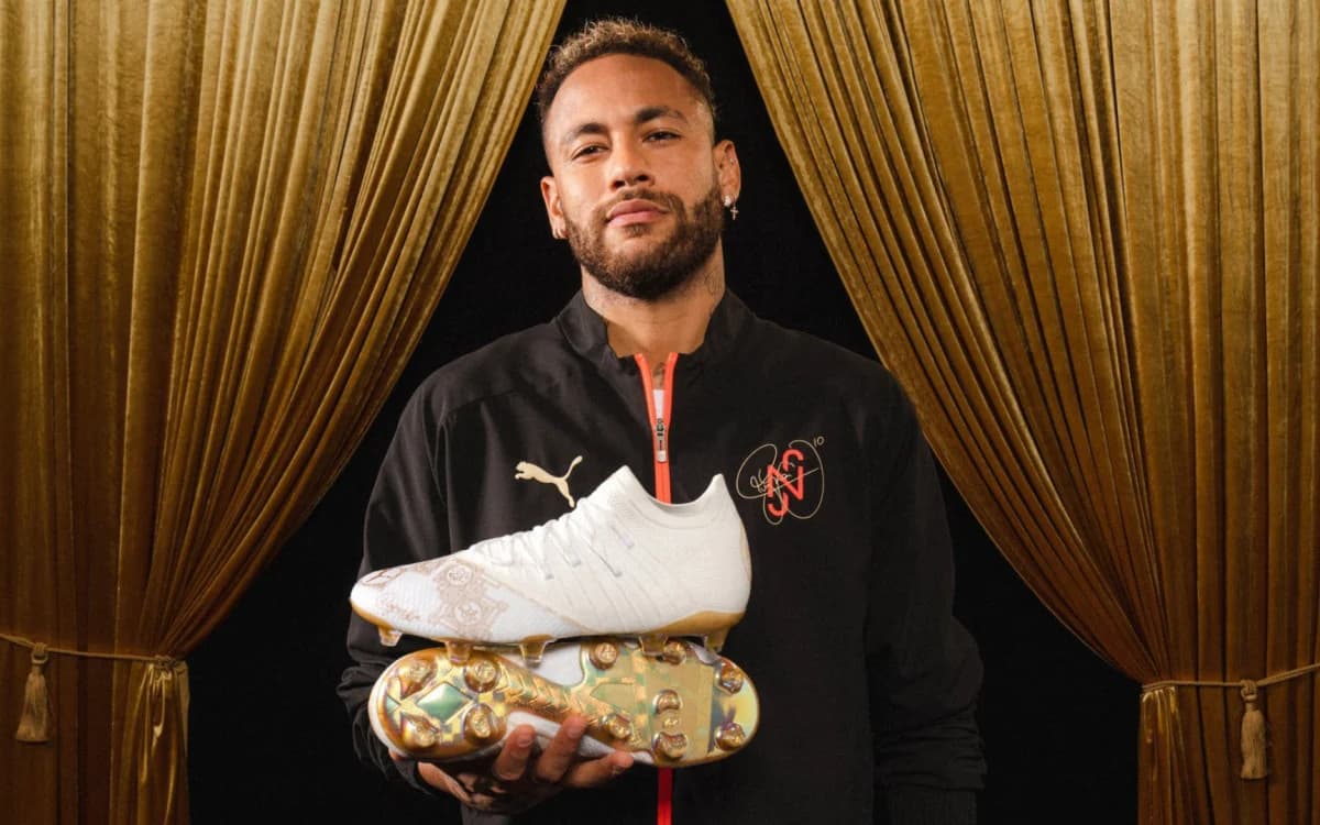 Neymar e Puma lançaram a chuteira NJR78 que celebra os 78 gols do craque pelo Brasil - Puma/Divulgação