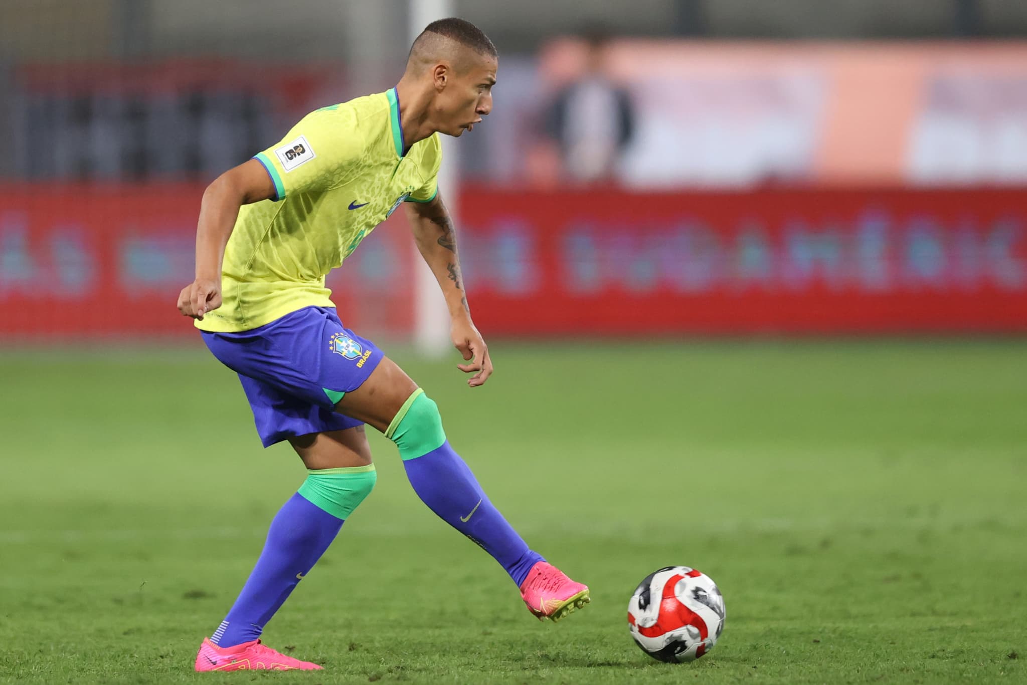 Richarlison segue sem marcar pela seleção brasileira - Vitor Silva/CBF