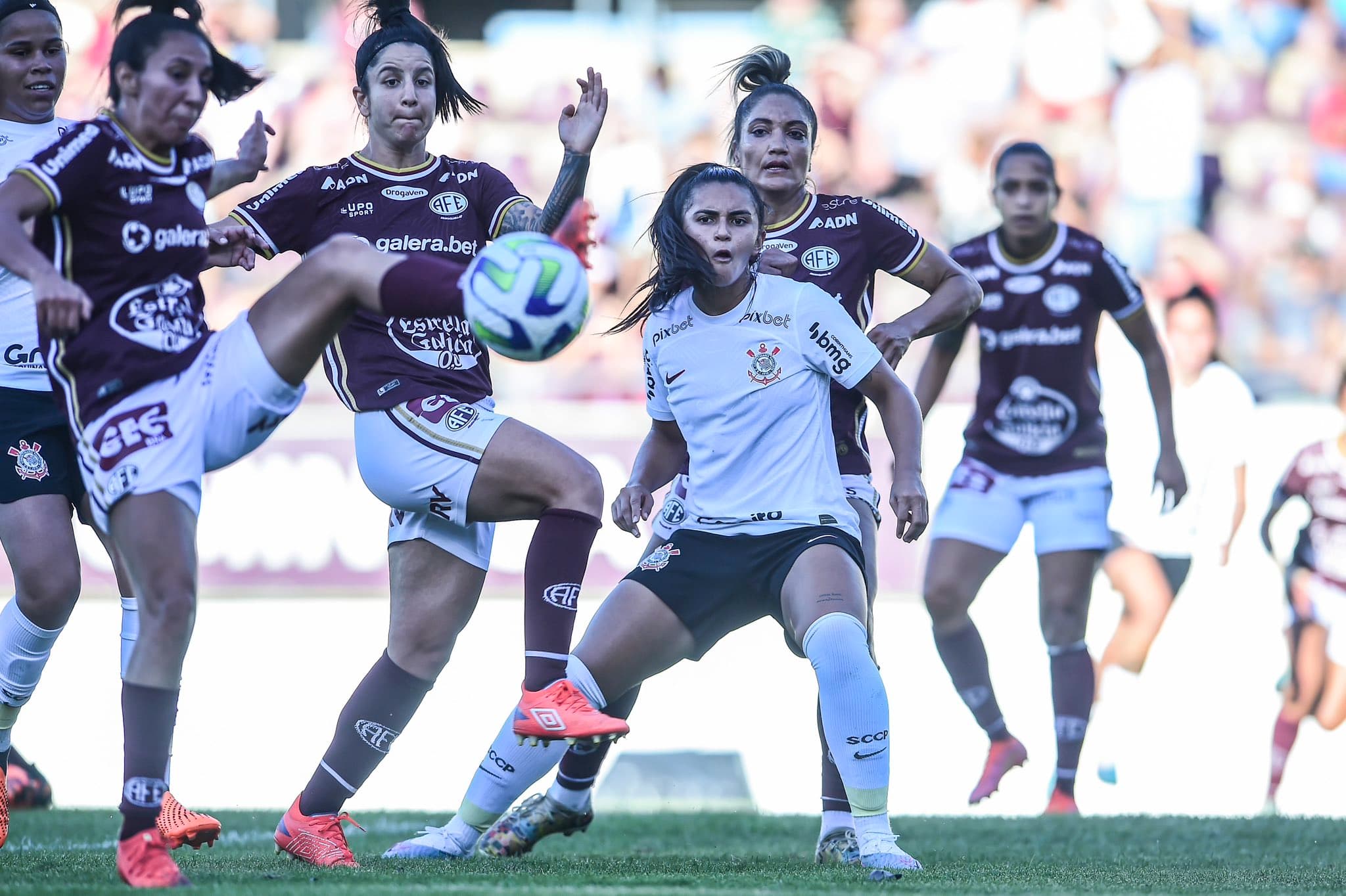 Corinthians e Ferroviária empataram sem gols no jogo da ida da final do Brasileirão feminino- Imagem Staff/CBF