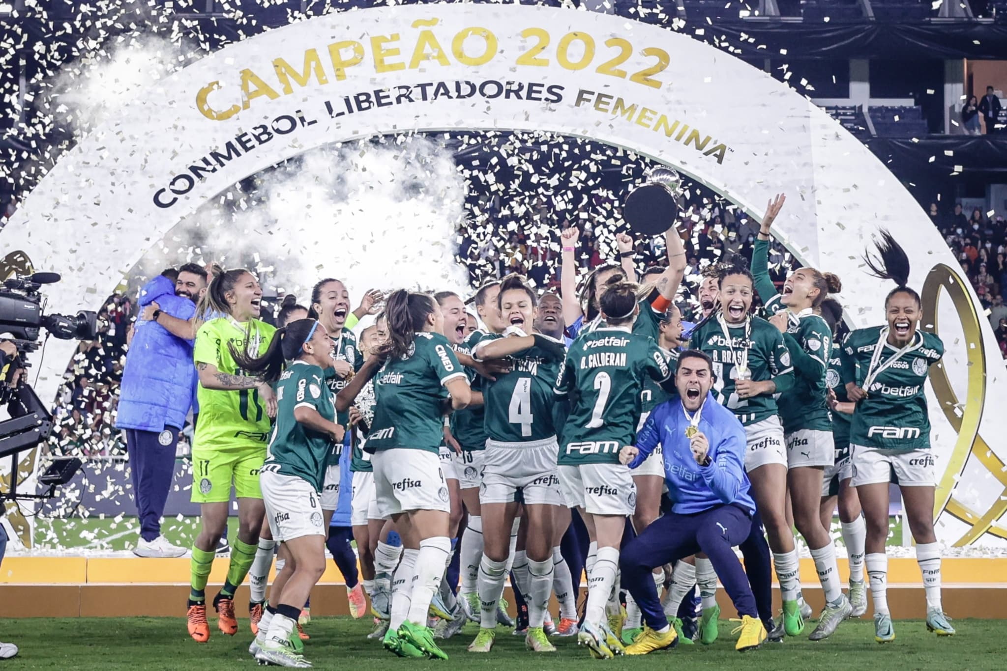 Palmeiras é o atual campeão da Libertadores feminina – Conmebol/Divulgação