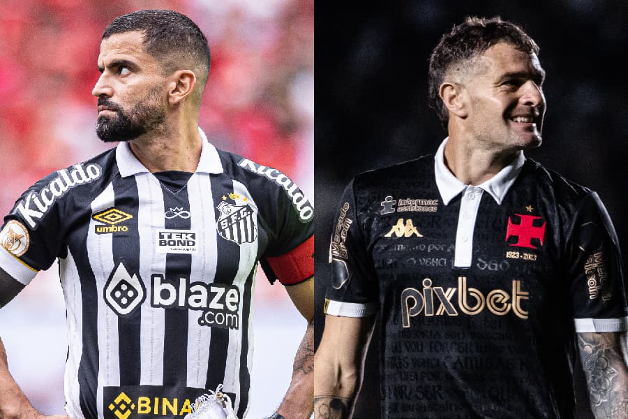 Santos e Vasco seguem na zona de rebaixamento e com altas chances de queda - Arte/PLACAR