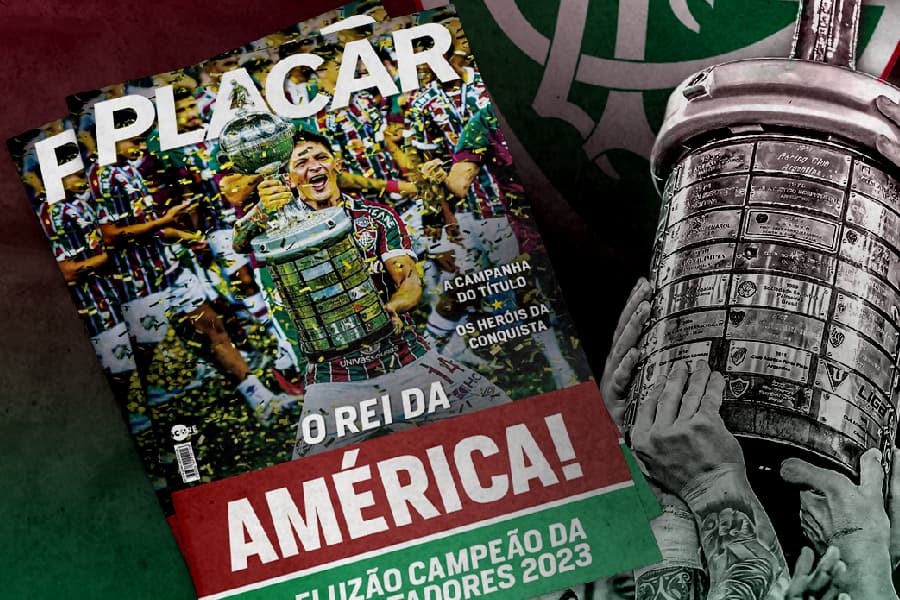 Revista-pôster do Fluminense, campeão da Libertadores 2023