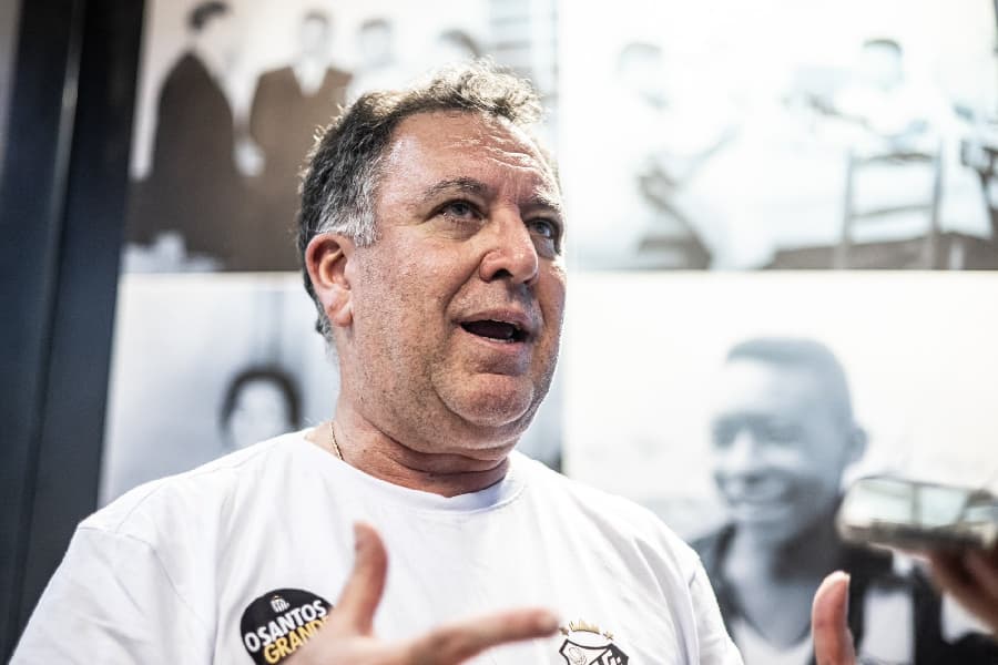 Marcelo Teixeira foi eleito presidente para o próximo triênio - Divulgação/Santos FC