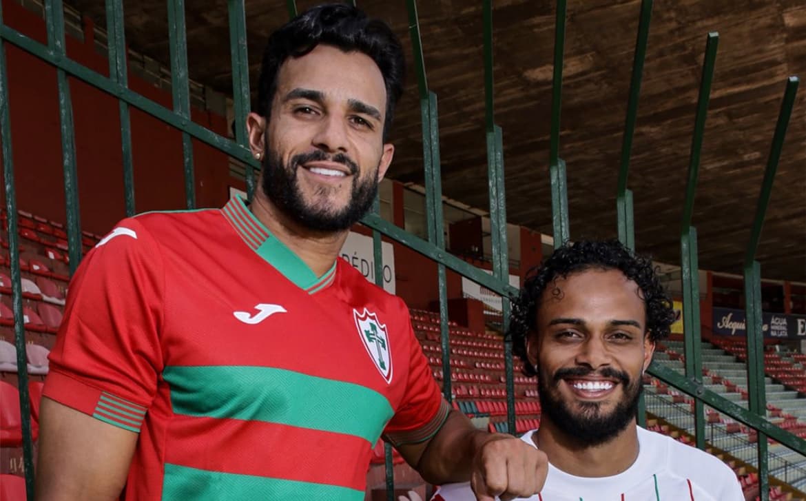 Novas camisa da Portuguesa foram lançadas – Divulgação / Portuguesa