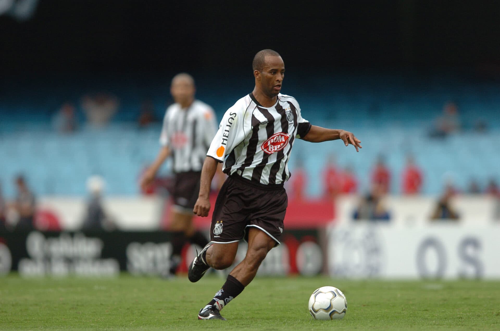 Fabinho, do Santos, durante clássico contra o São Paulo - Acervo / PLACAR