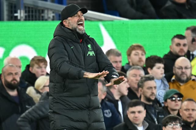 Perto da despedida, Klopp vive os seus últimos jogos a frente da equipe - Paul Ellis/AFP