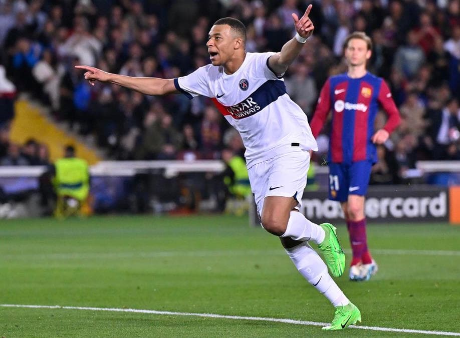 Mbappé chega à 4ª semi de Champions com números impressionantes