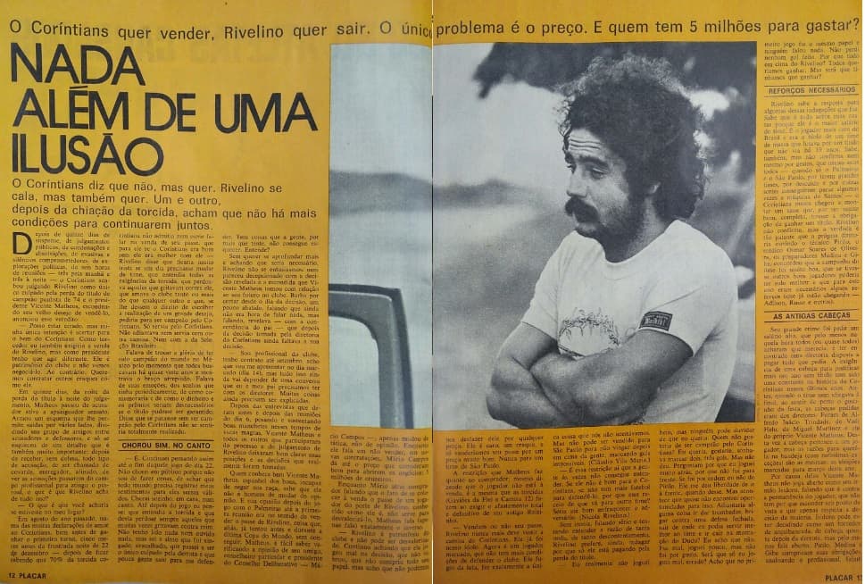 TBT: a saída de Rivellino do Corinthians - PLACAR