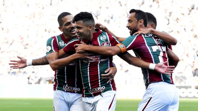 Evanilson comemora gol pelo Fluminense - MAILSON SANTANA/FLUMINENSE FC