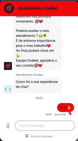 onabet atendimento ao cliente