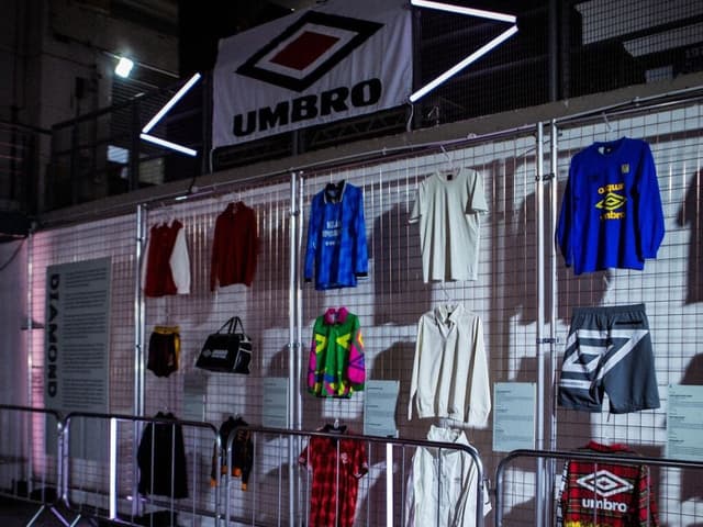 Exposição da Umbro em Manchester - Divulgação