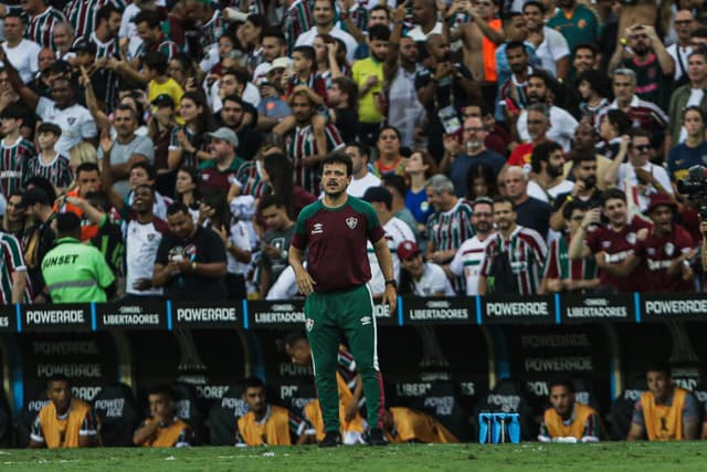 Diniz durante a final da Libertadores - LUCAS MERÇON / FLUMINENSE F.C.