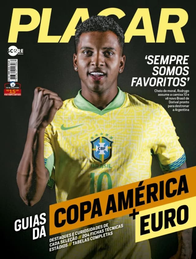 Capa do guia da Copa América e da Eurocopa