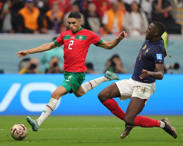 Hakimi na semifinal da Copa do Mundo por Marrocos - EFE/EPA/Friedemann Vogel