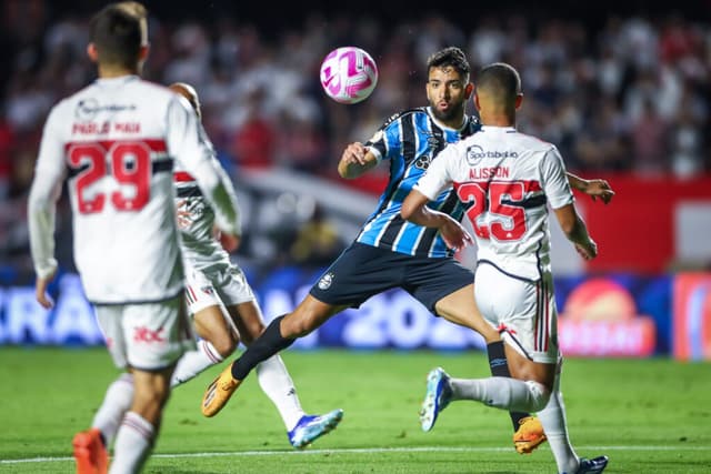 São Paulo x Grêmio pelo Brasileirão 2023 - FOTO: LUCAS UEBEL/GREMIO FBPA