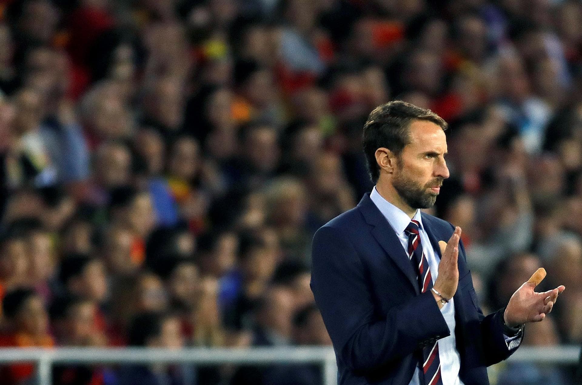 Southgate, técnico da Inglaterra - EFE/Julio Muñoz