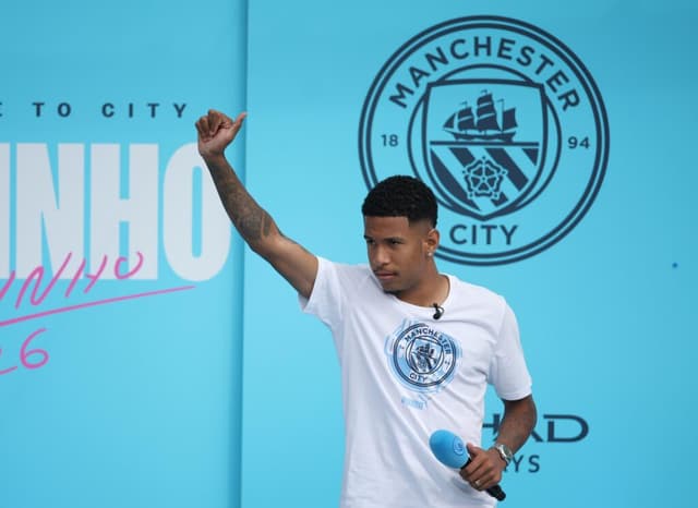 Savinho ainda não estreou pelo City -EFE/EPA/ADAM VAUGHAN