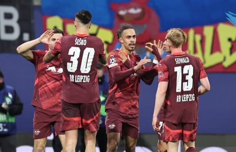 RB Leipzig vence a primeira e deixa Sporting com posição ameaçada na Champions