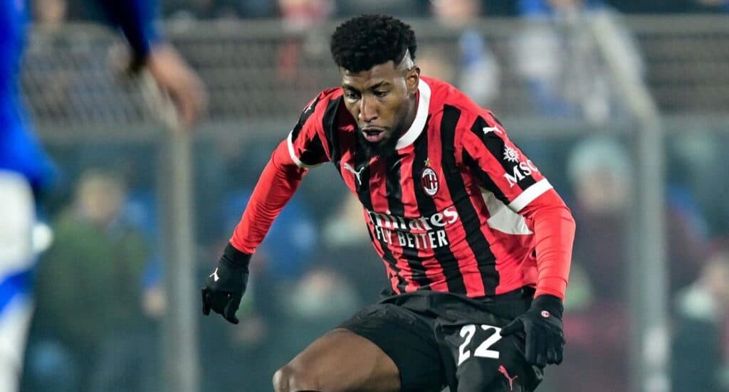 Emerson Royal é cortado da lista do Milan para o Campeonato Italiano