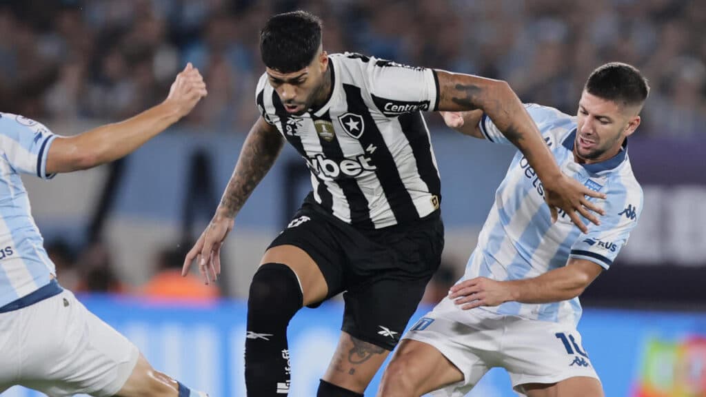 Barboza, do Botafogo, na decisão contra o Racing pela Recopa - EFE/ Luciano González