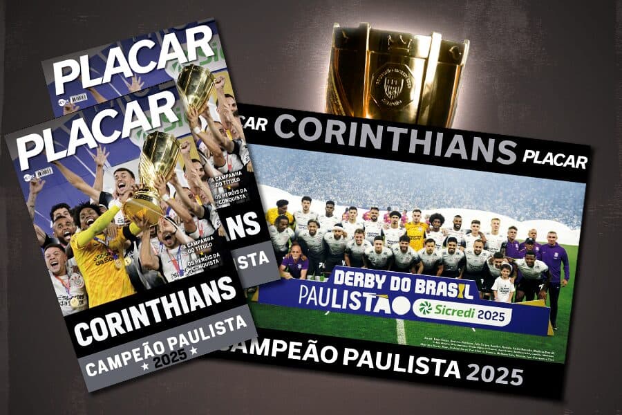 pôster Corinthians campeão Paulistão 2025 - PLACAR