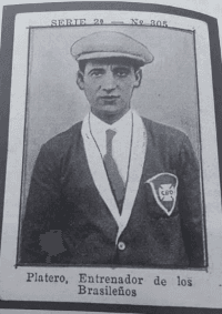 Ramón Platero foi o primeiro estrangeiro na seleção brasileira - Reprodução