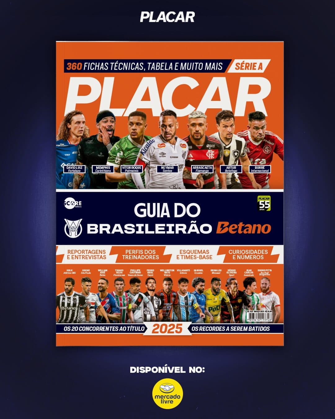 Capa da edição 1521, o guia do Brasileirão Betano - PLACAR