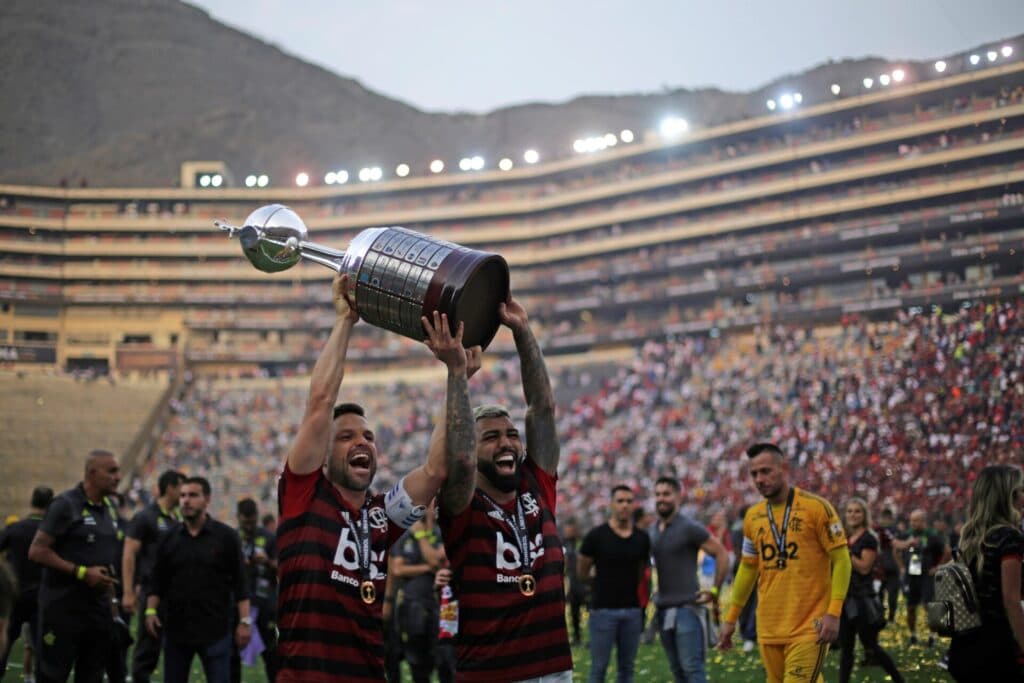 Flamengo venceu primeira final única da Libertadores em 2019 no Monumental de Lima - EFE/Antonio Lacerda